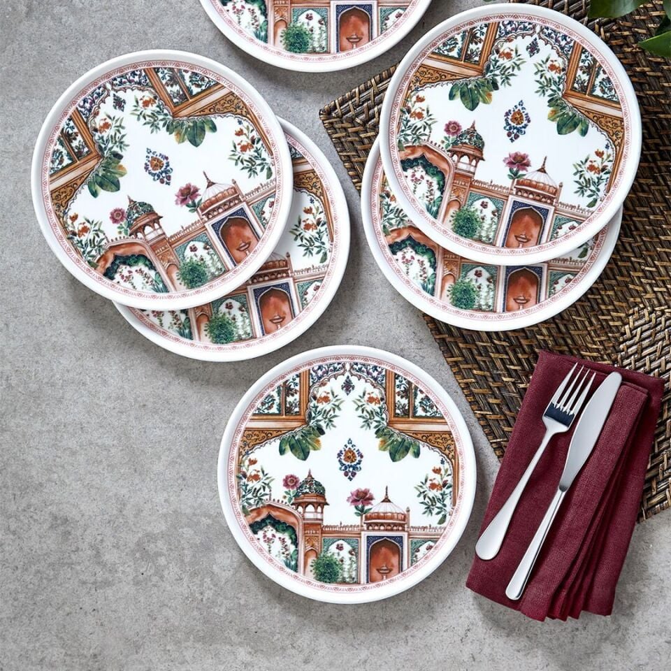 Fecra Nakkaş 6 Parça Pasta Tabağı Seti