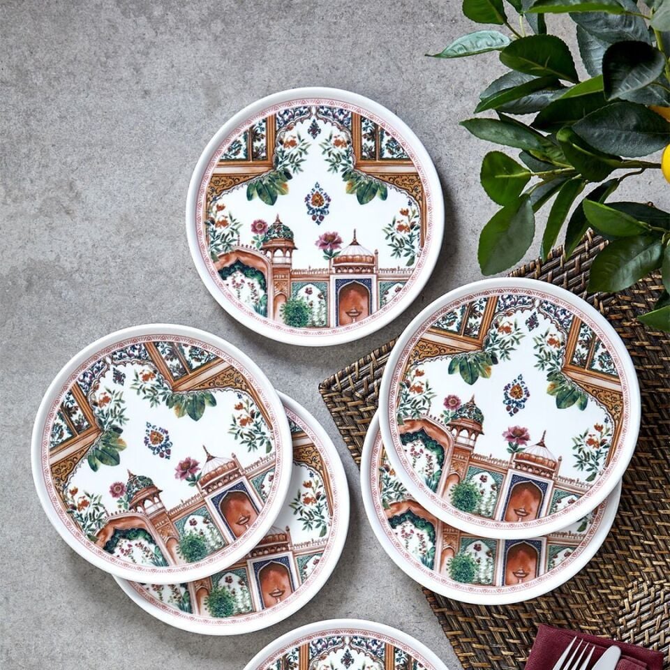 Fecra Nakkaş 6 Parça Pasta Tabağı Seti