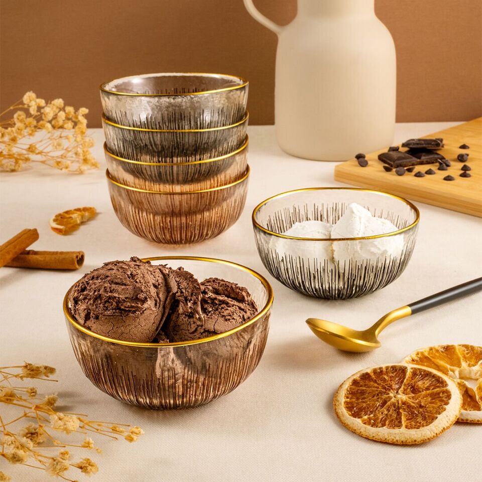 Fecra Mystic 6'lı Kase Seti 10 Cm