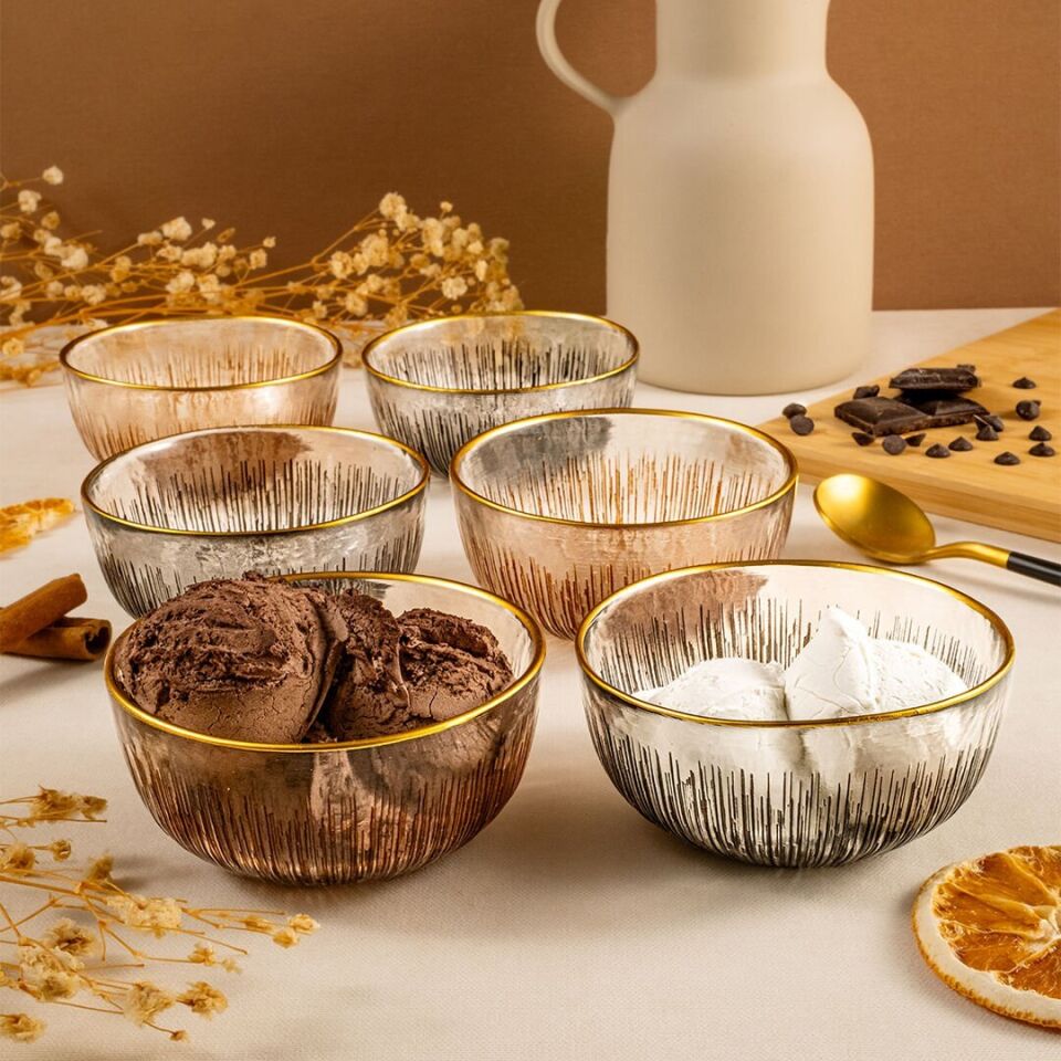 Fecra Mystic 6'lı Kase Seti 10 Cm