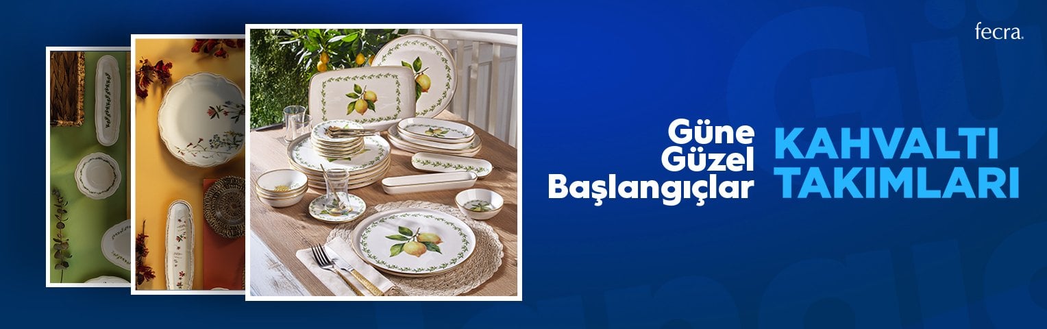 Fecra Kahvaltı Takımları – Şık Sofralar İçin Modern Tasarımlar