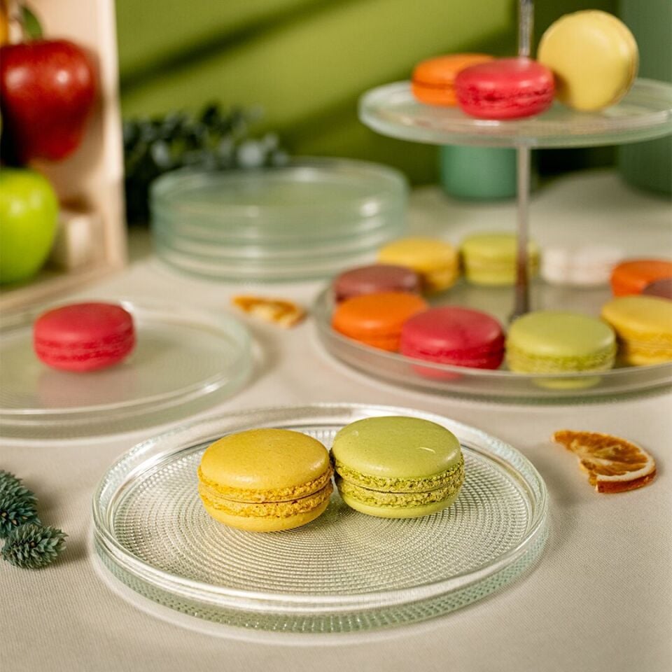 Fecra Loren 7 Parça Servis ve Sunum Seti Natürel