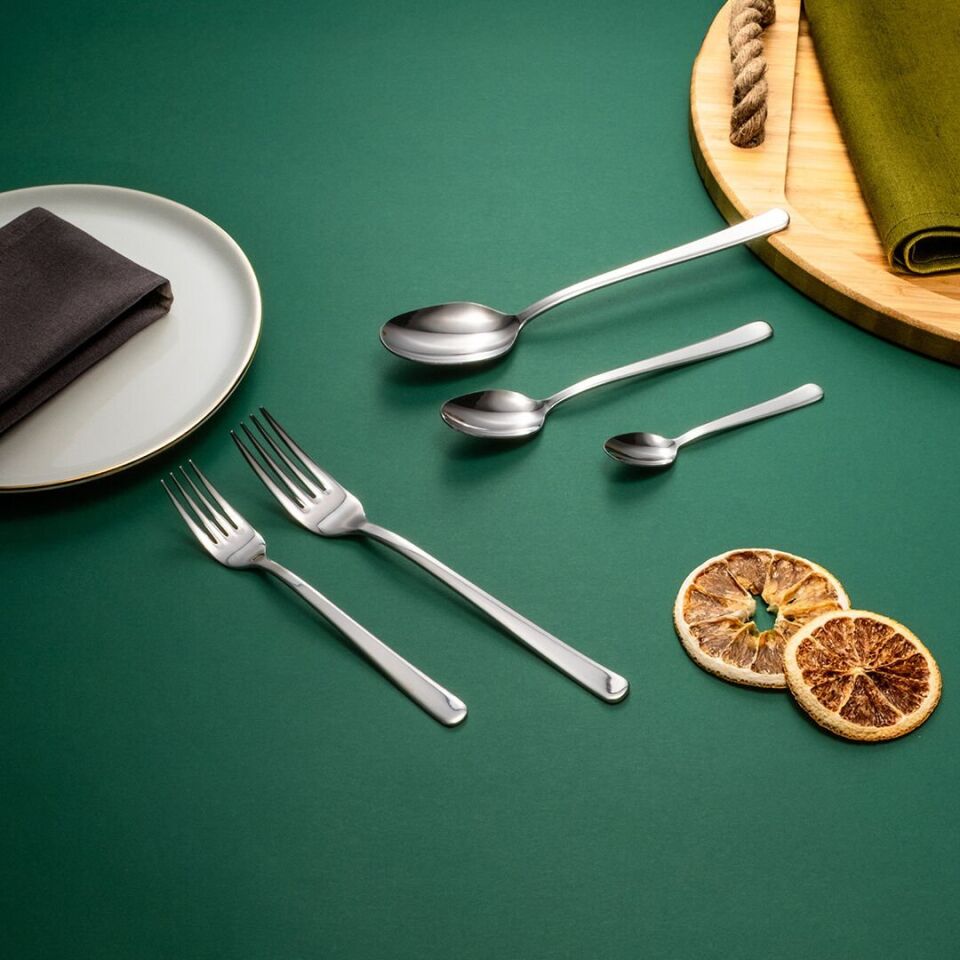 Fecra Royal 60 Parça Sade Çatal Kaşık Bıçak Takımı