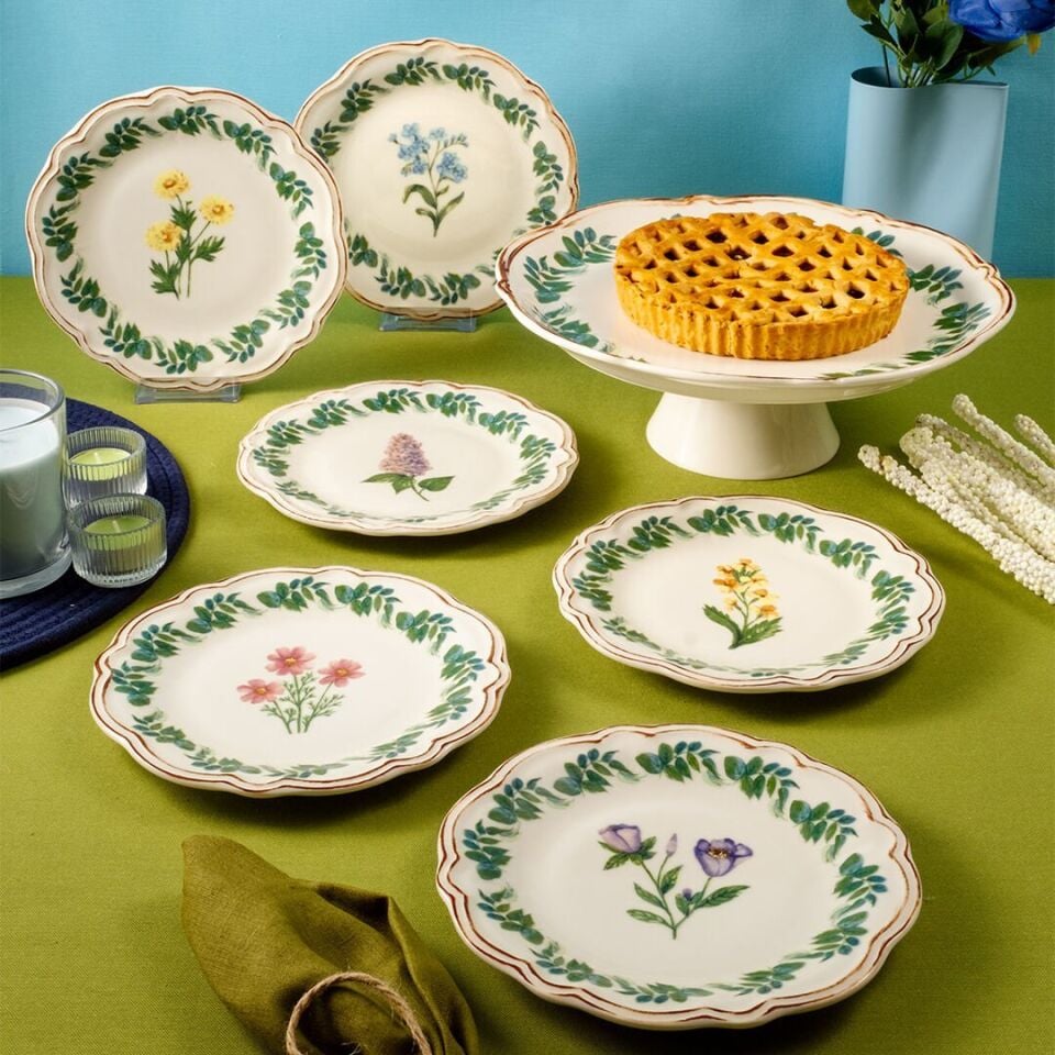 Fecra Mirel 8 Parça Sunum Seti