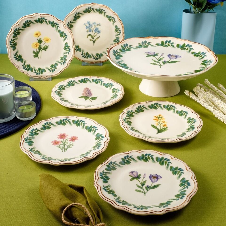 Fecra Mirel 8 Parça Sunum Seti