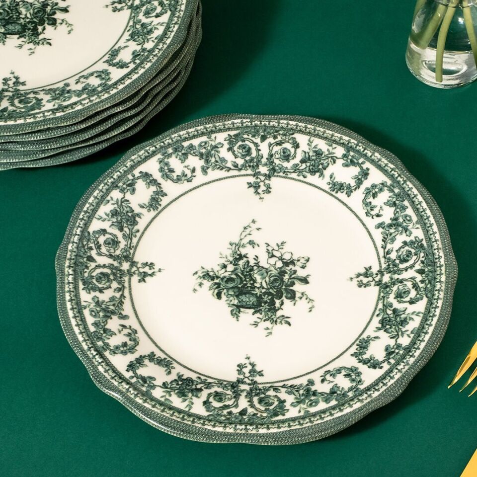 Fecra Majestic Green 14 Parça Kahvaltı Takımı