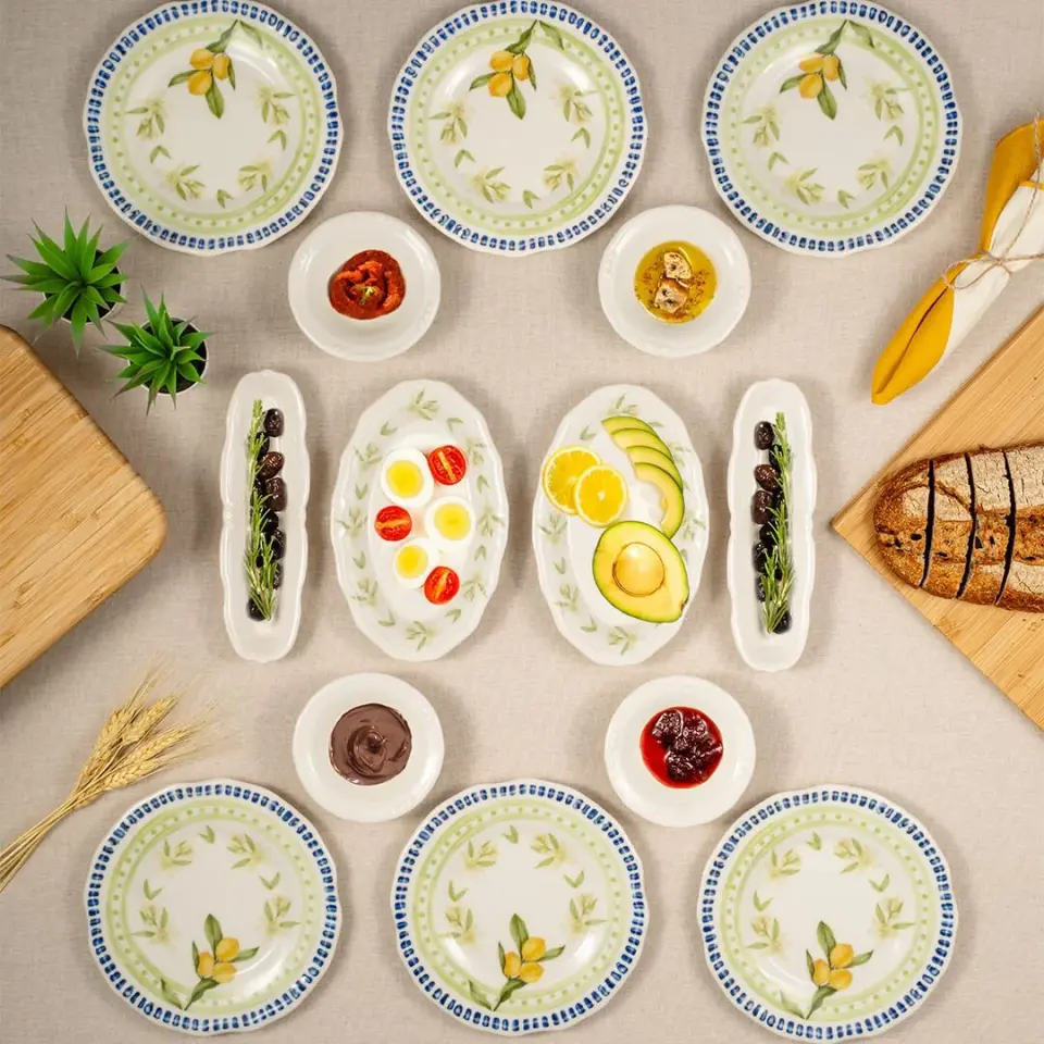 Fecra 14 Parça Casa Limone Kahvaltı Takımı