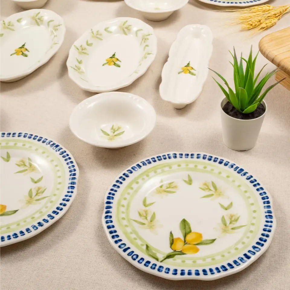 Fecra 14 Parça Casa Limone Kahvaltı Takımı