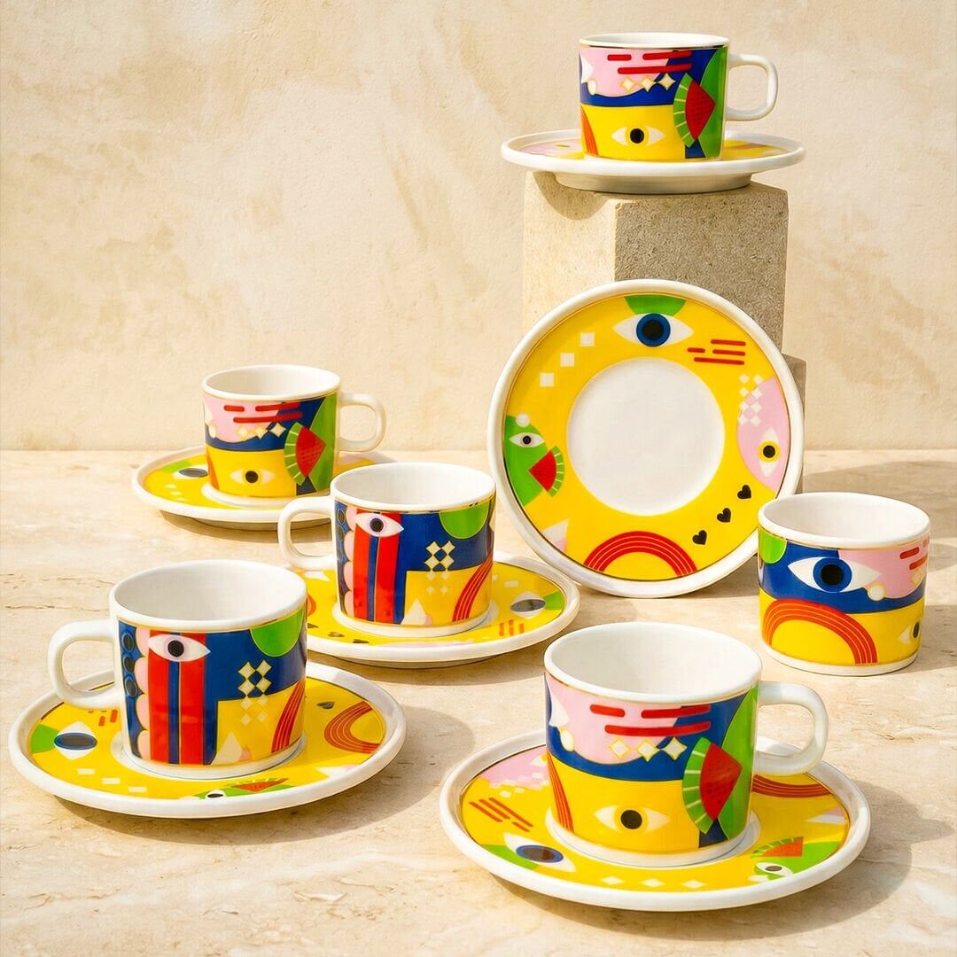 Fecra Scala 12 Parça Kahve Fincan Takımı