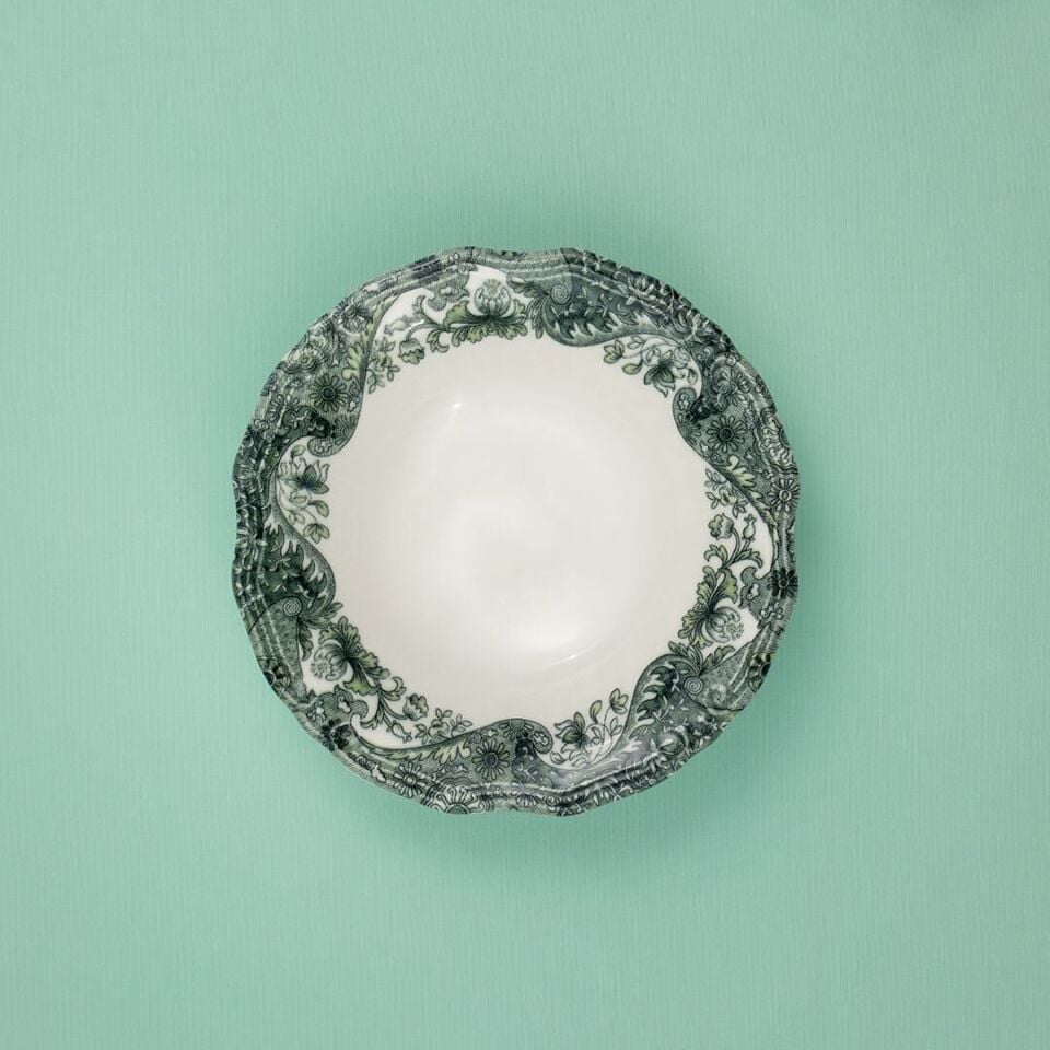 Fecra Vintage Emerald Bowl Kase 25 Cm