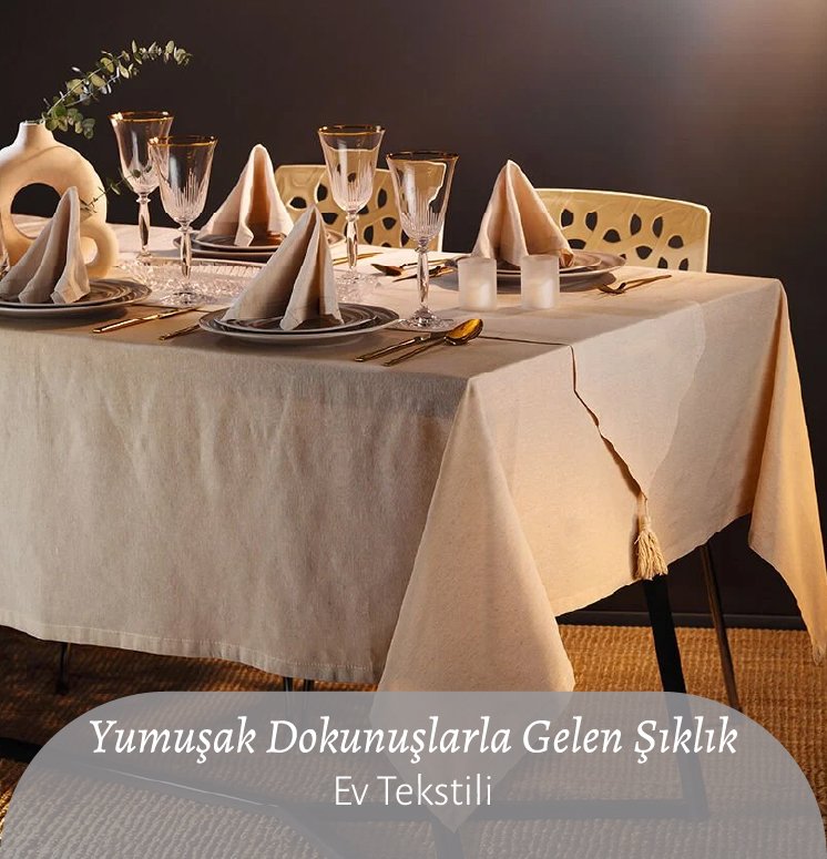 Sofralarınıza Şıklık Katın